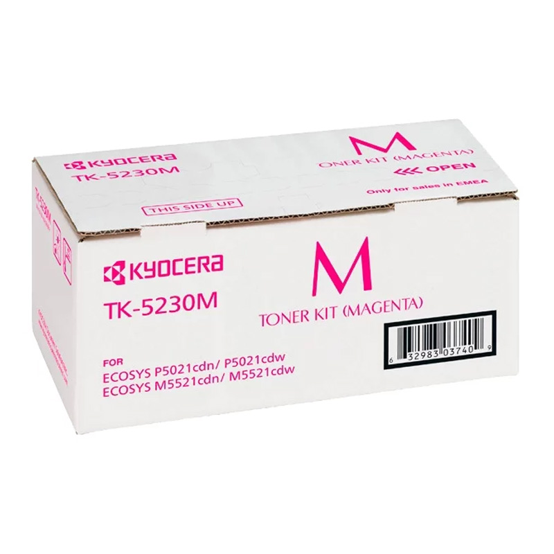 Тонер-картридж для Kyocera Ecosys P5021cdn/P5021cdw/M5521cdn/M5521cdw TK-5230M magenta 2.2