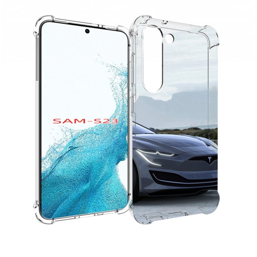 

Чехол MyPads tesla 2 мужской для Samsung Galaxy S23, Прозрачный, Tocco
