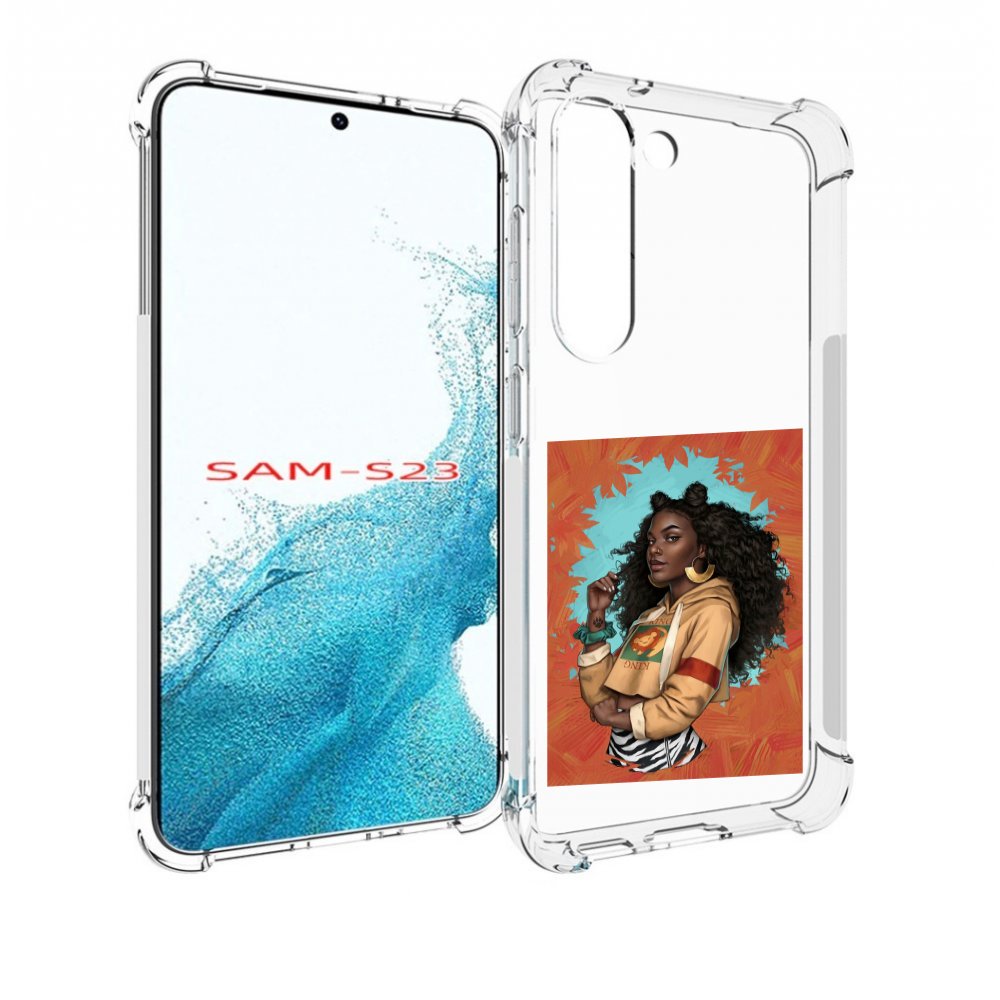 

Чехол MyPads темная-девушка женский для Samsung Galaxy S23, Прозрачный, Tocco