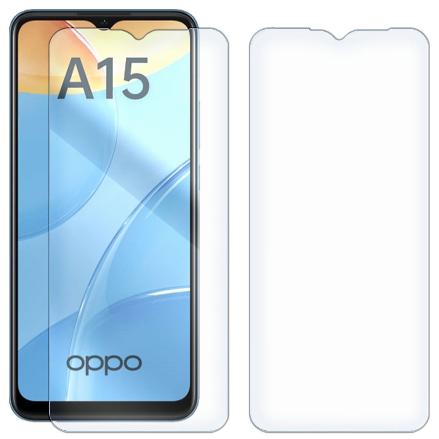 

Комплект из 2-x защитных гибридных стекол для OPPO A15