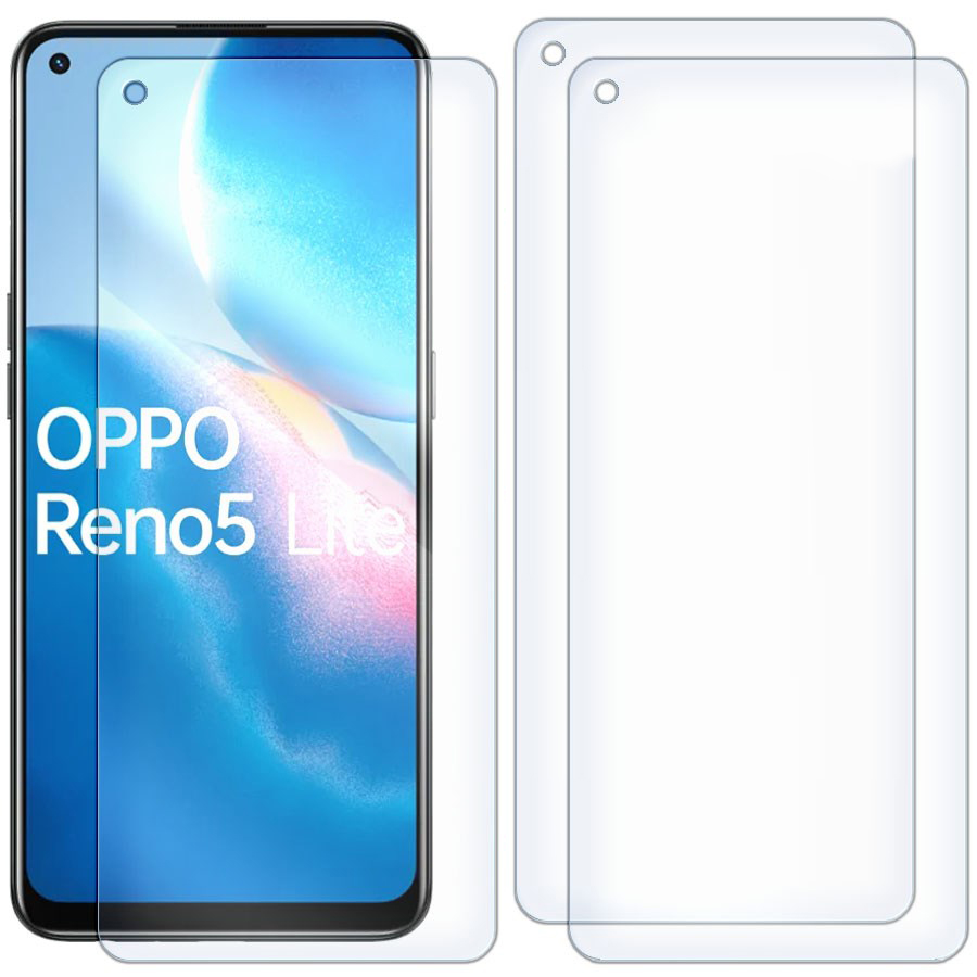 

Комплект из 3-x защитных гибридных стекол для OPPO Reno 5 Lite
