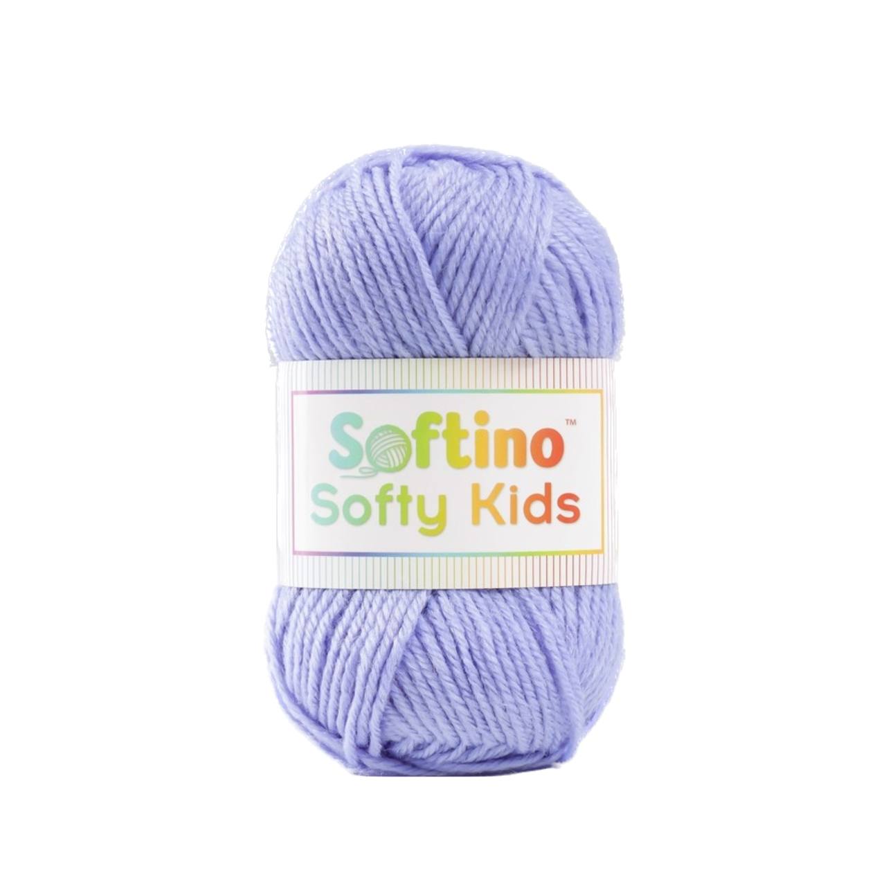 

Пряжа 100% акрил "Softy Kids" 90м ±5м 50 гр цвет 23 глициния, Фиолетовый