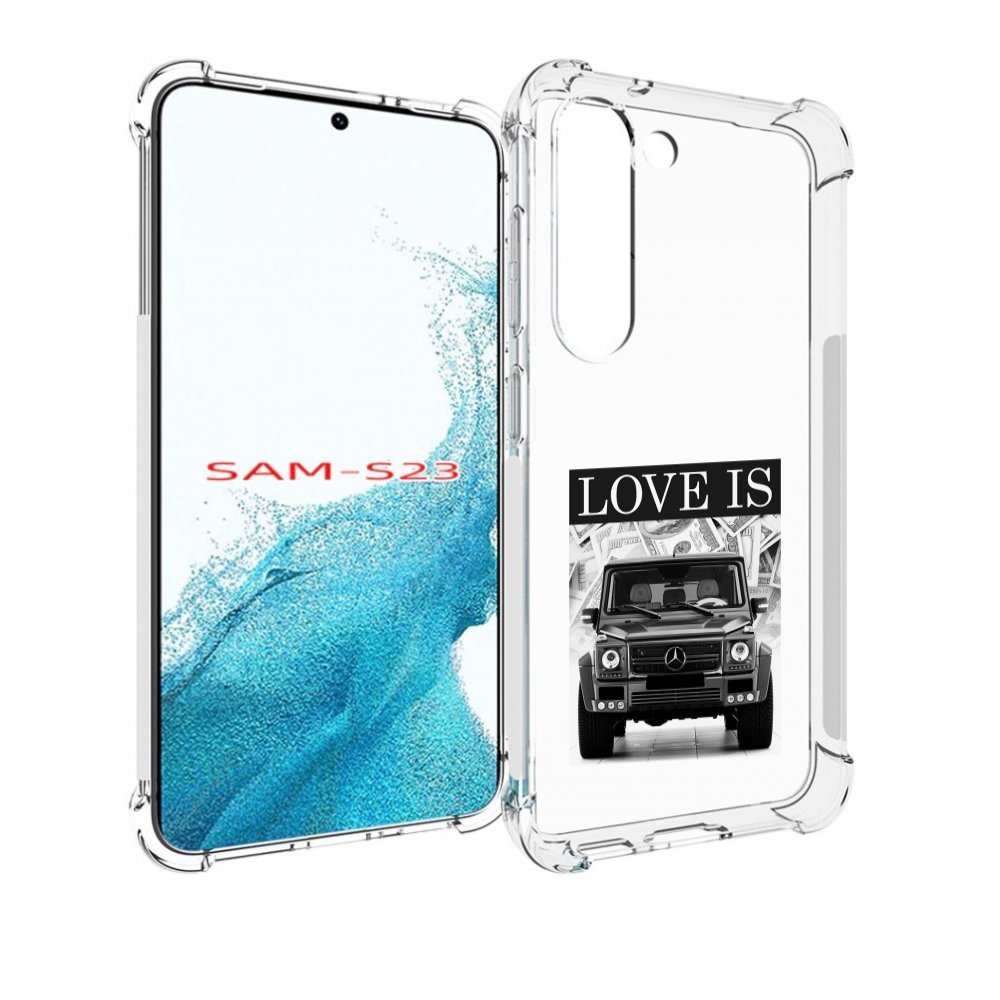 

Чехол MyPads гелик для Samsung Galaxy S23, Прозрачный, Tocco