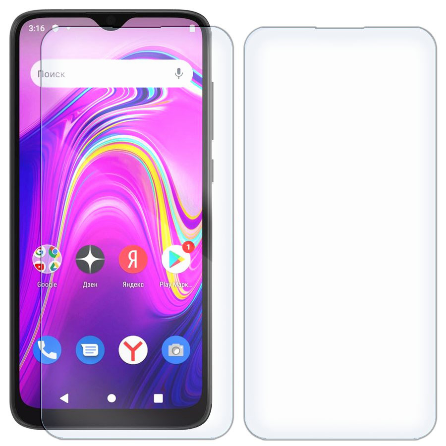 

Комплект из 2-x защитных гибридных стекол для Inoi 7 2020