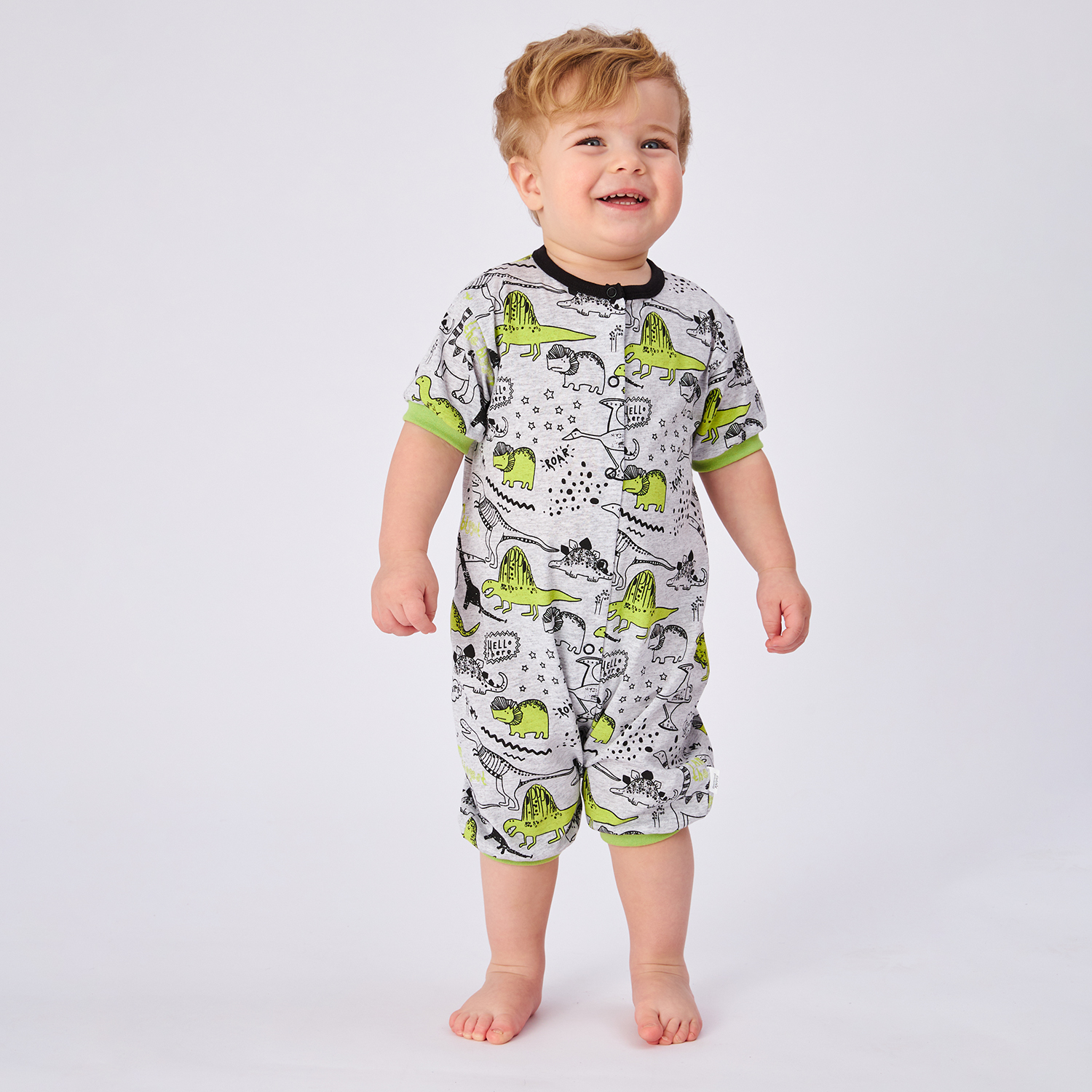 

Песочник детский Веселый малыш 52172/one/Динозаврик, серый, 80, 52172/one