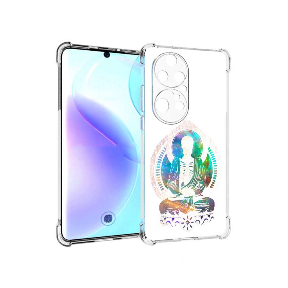 Чехол MyPads Tocco для Huawei P50 Pro умный скелет