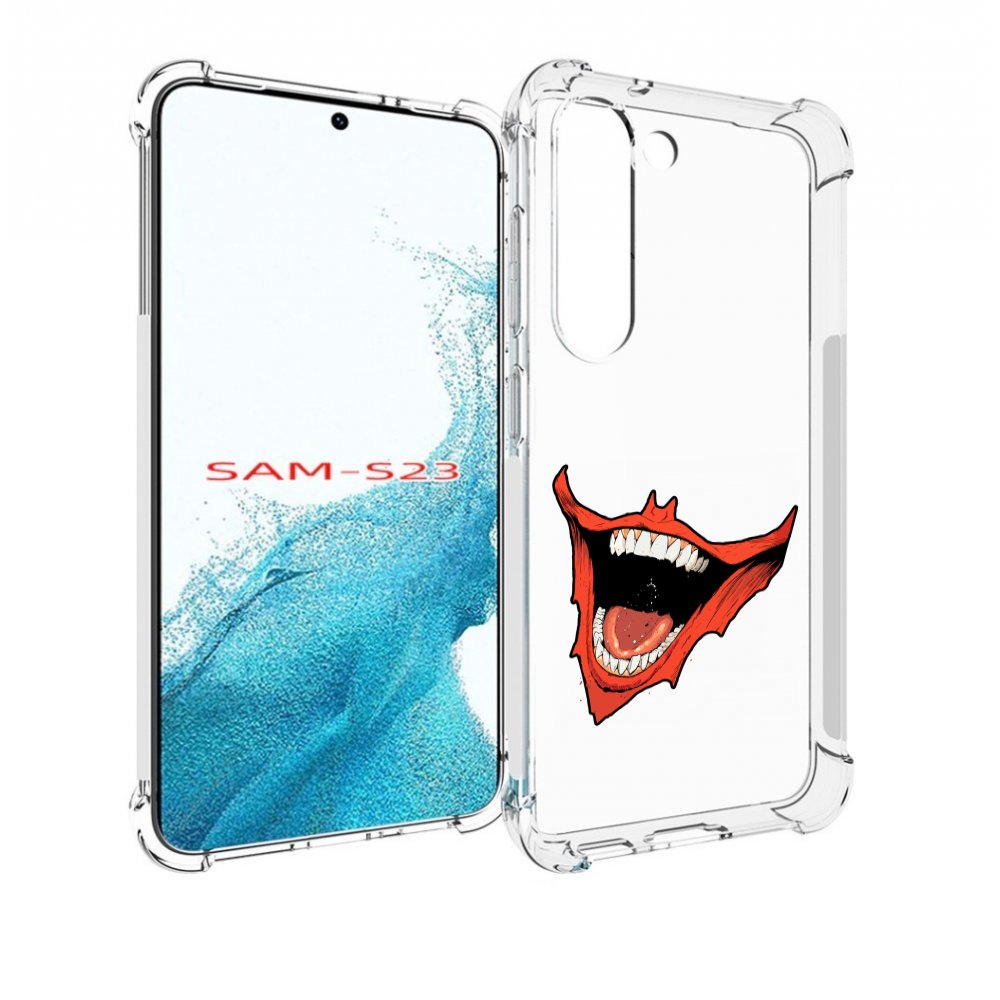 

Чехол MyPads страшная-улыбка для Samsung Galaxy S23, Прозрачный, Tocco