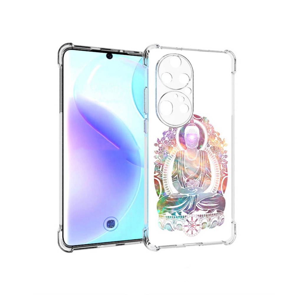 

Чехол MyPads Tocco для Huawei P50 Pro умный мужчина абстракция, Прозрачный, Tocco