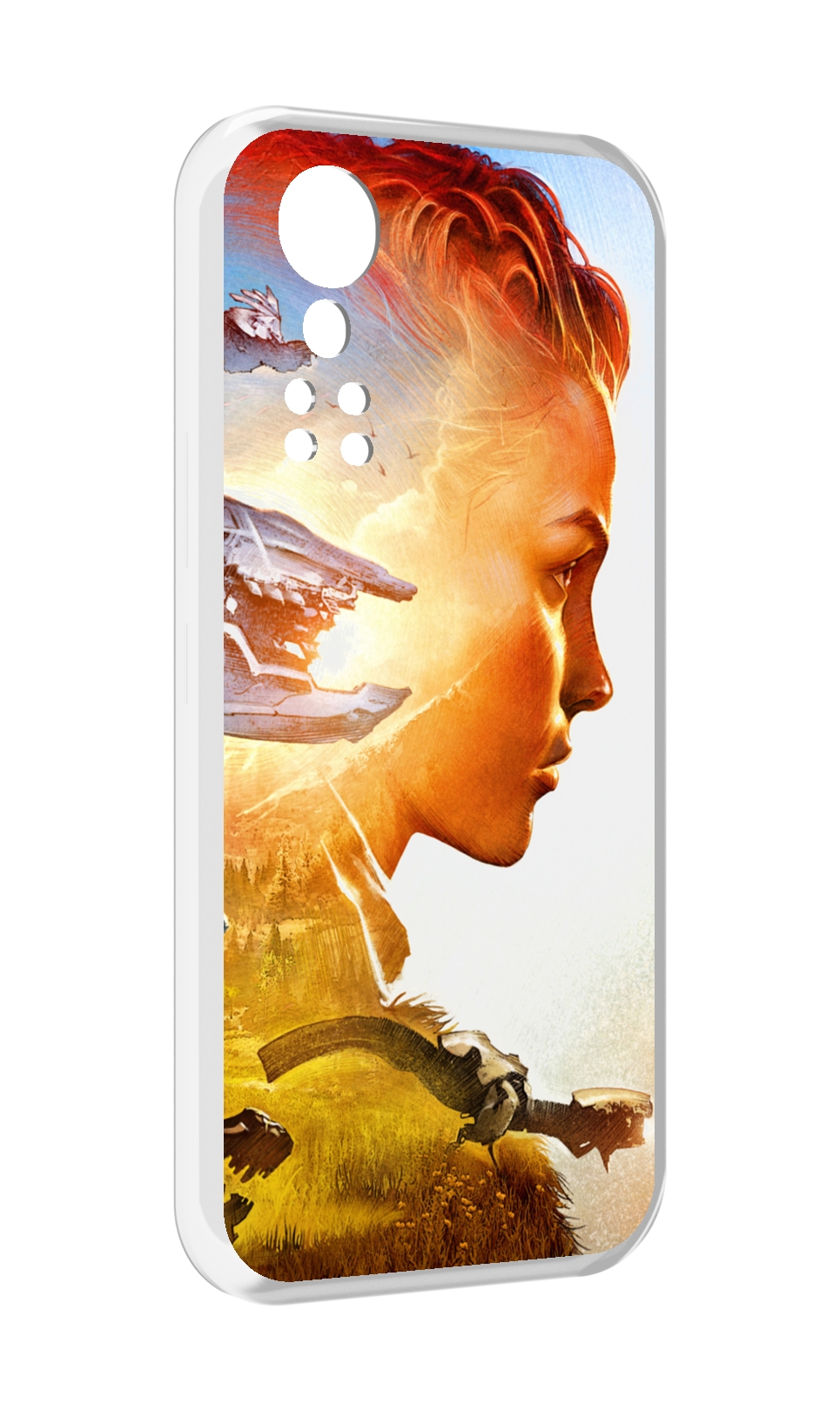 

Чехол MyPads Horizon Zero Dawn art для ZTE Axon 30 5G / Axon 30S, Прозрачный, Tocco