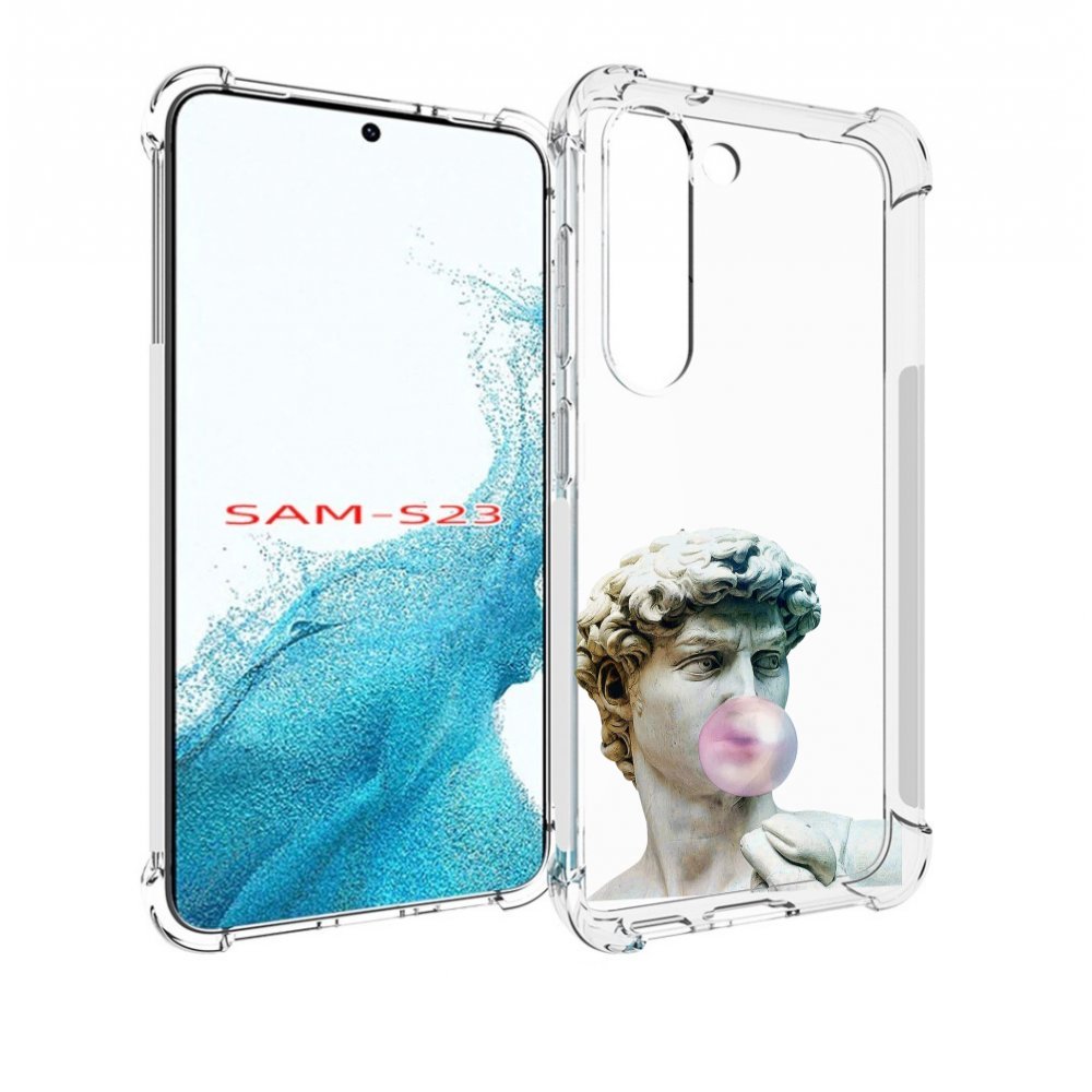 

Чехол MyPads статуя-с-жвачкой для Samsung Galaxy S23, Прозрачный, Tocco