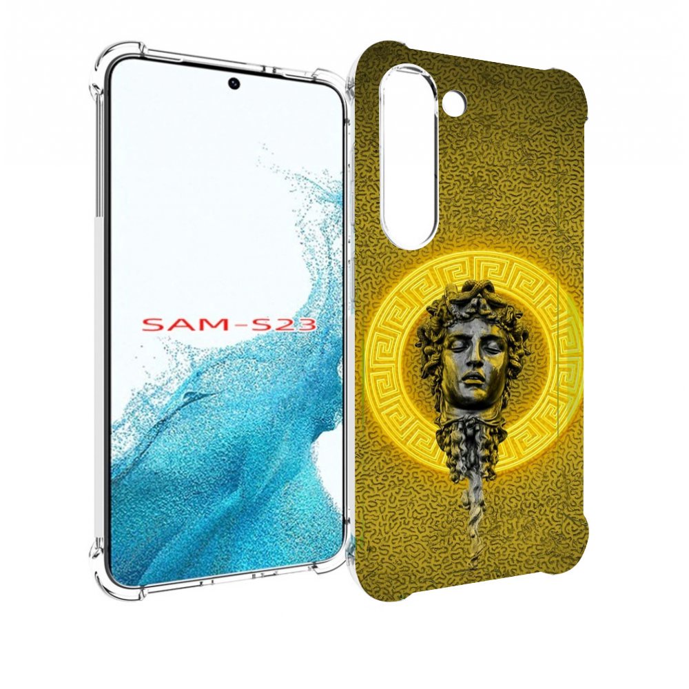 

Чехол MyPads статуя версачи для Samsung Galaxy S23, Прозрачный, Tocco