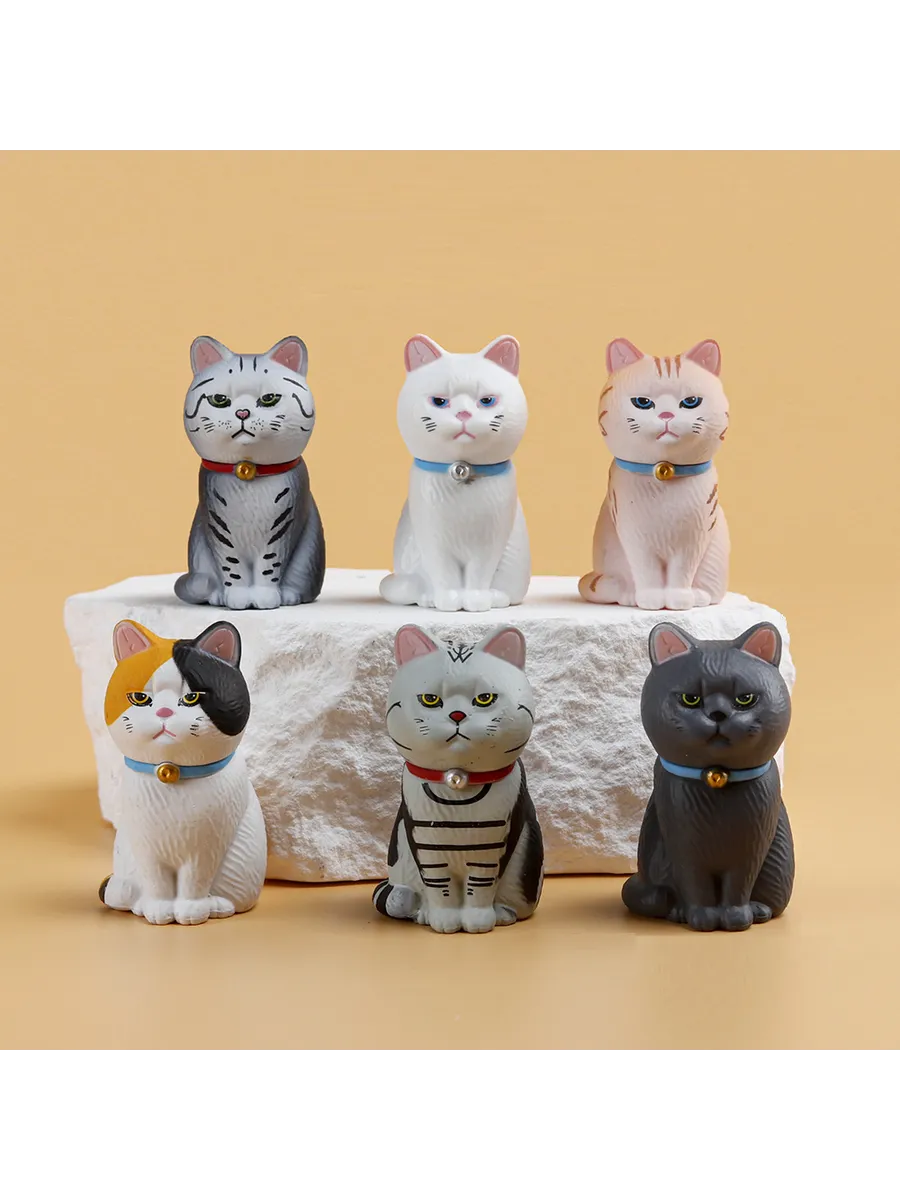 

Набор фигурок Коты, Cats 6шт (5см)