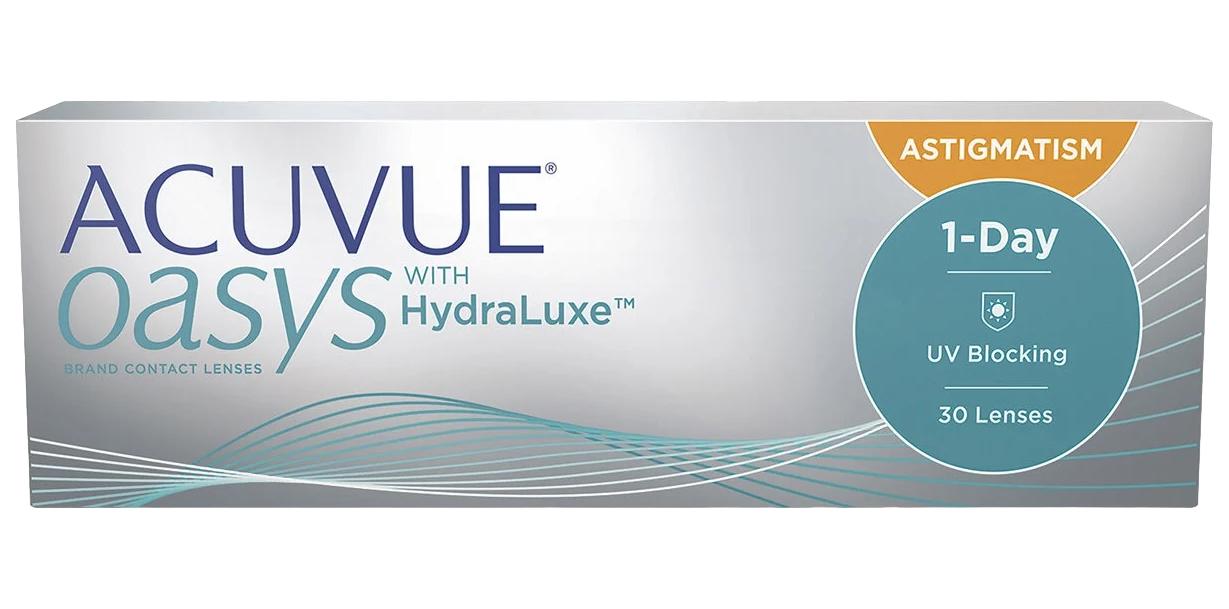 Контактные линзы ACUVUE OASYS 1 Day with HydraLuxe for Astigmatism 30 линз R 8, 5 6, 00/ 1,  - купить