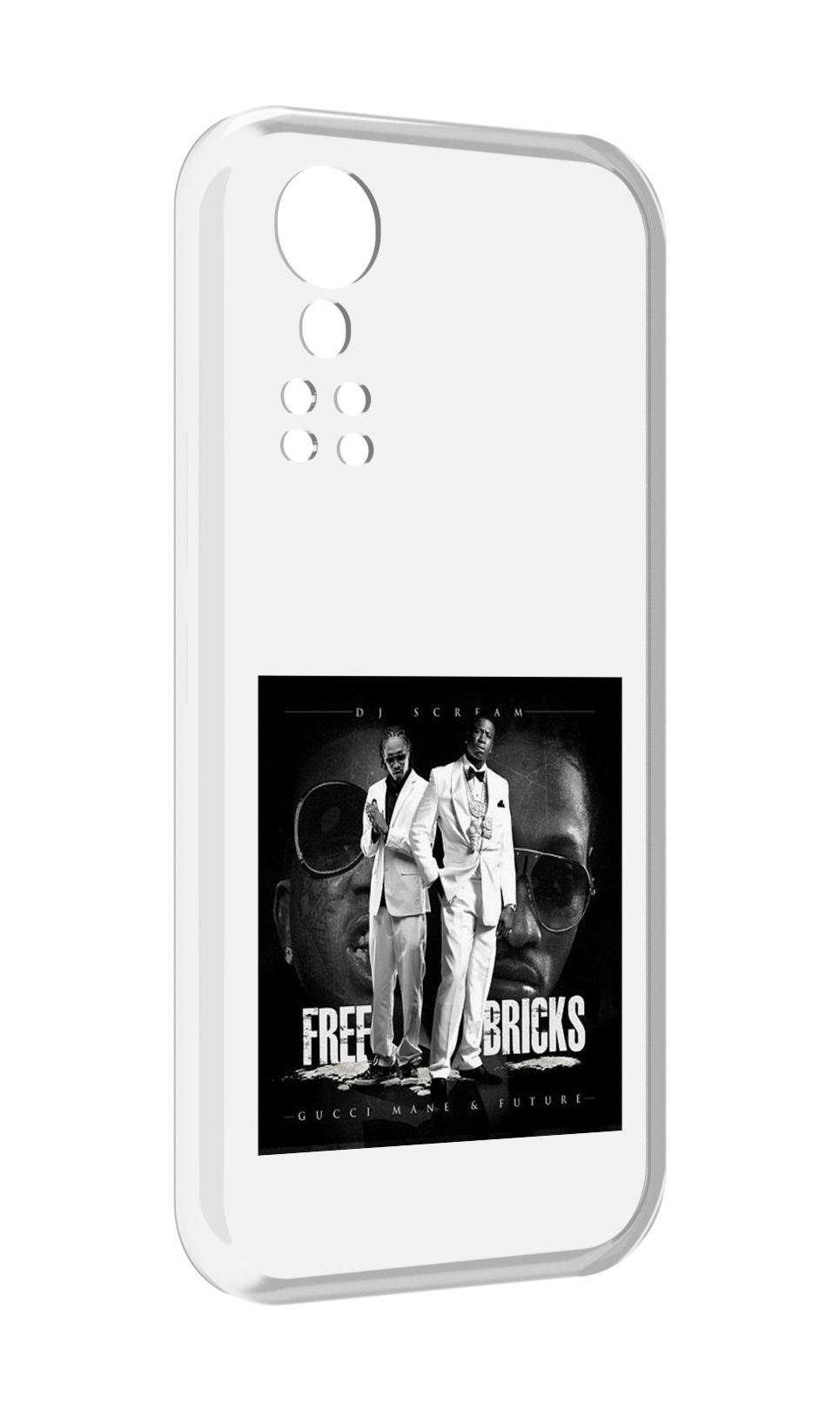 

Чехол MyPads Gucci Mane & Future - Free Bricks для ZTE Axon 30 5G / Axon 30S, Прозрачный, Tocco