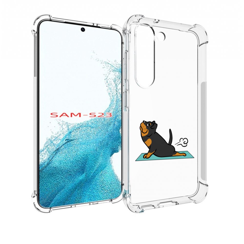 

Чехол MyPads спортивная-собачка для Samsung Galaxy S23, Прозрачный, Tocco