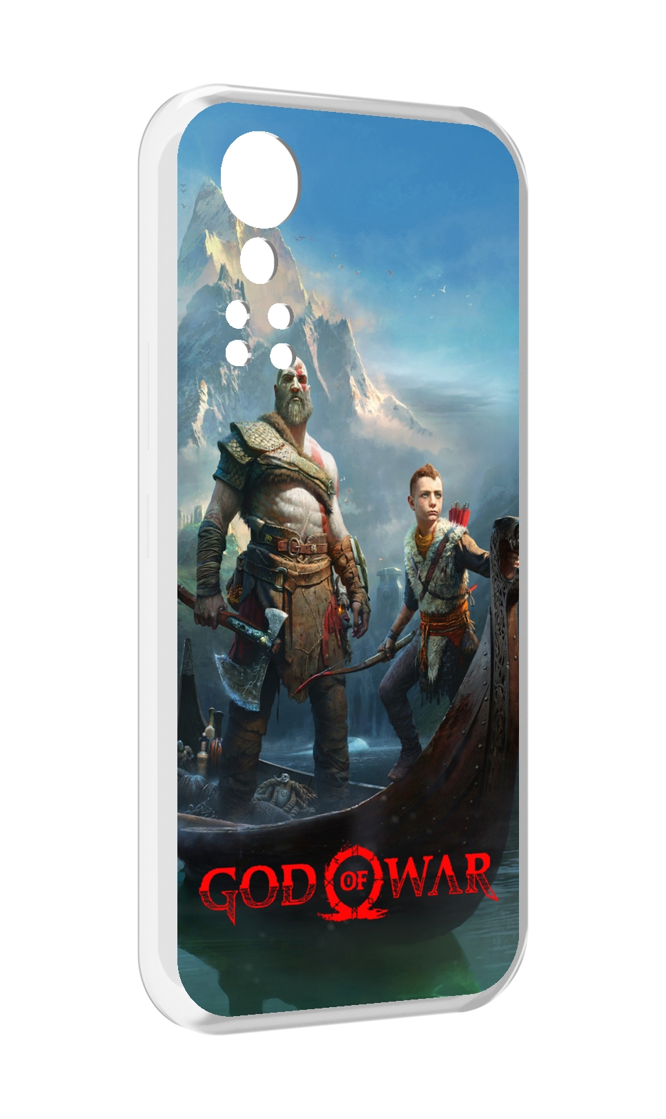 Чехол MyPads God Of War Кратос Атрей для ZTE Axon 30 5G / Axon 30S