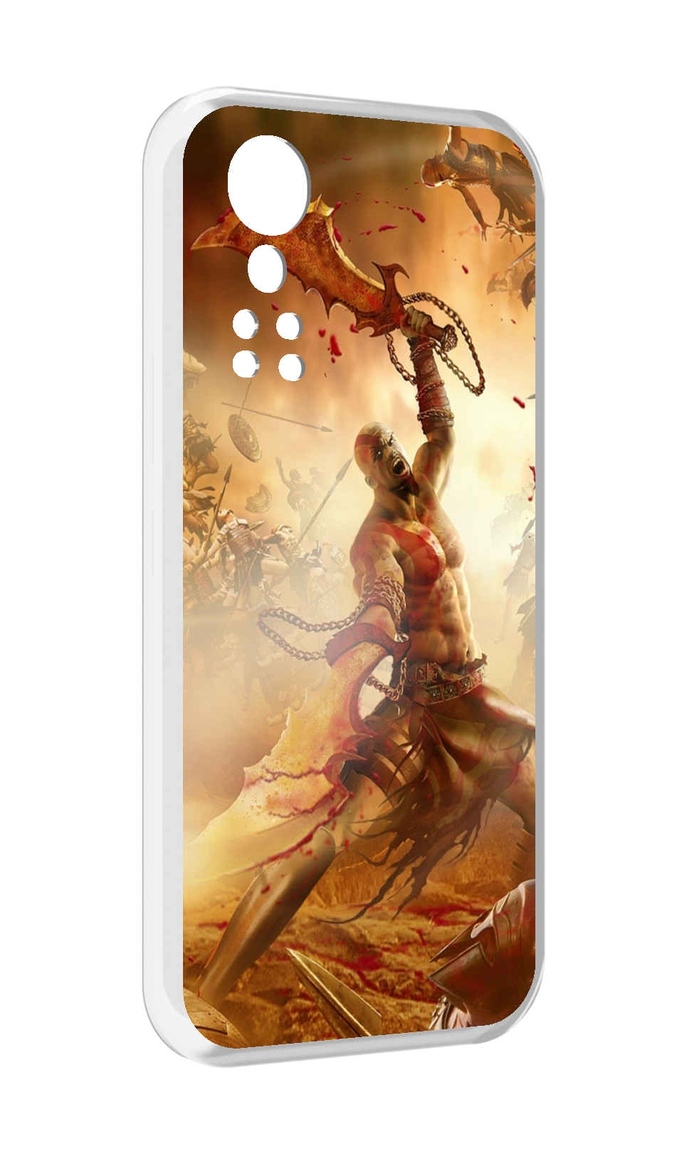 

Чехол MyPads God Of War III для ZTE Axon 30 5G / Axon 30S, Прозрачный, Tocco