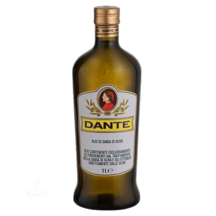 

Оливковое масло Olio Dante di sansa di oliva рафинированное для жарки, 1 л