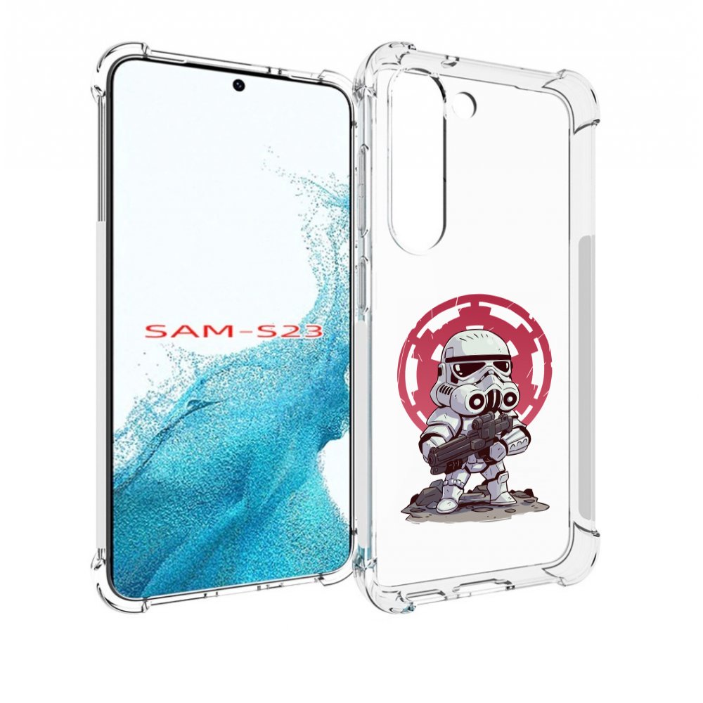 

Чехол MyPads солдат-из-старварс для Samsung Galaxy S23, Прозрачный, Tocco