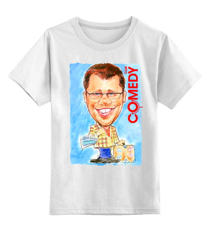 

Детская футболка Printio Comedy club цв.белый р.164, 0000000746499