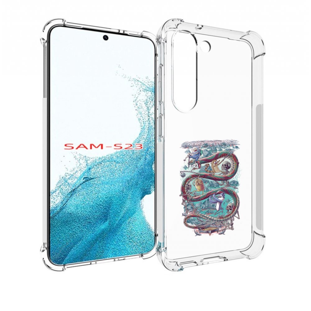 

Чехол MyPads время приключений страшилка для Samsung Galaxy S23, Прозрачный, Tocco