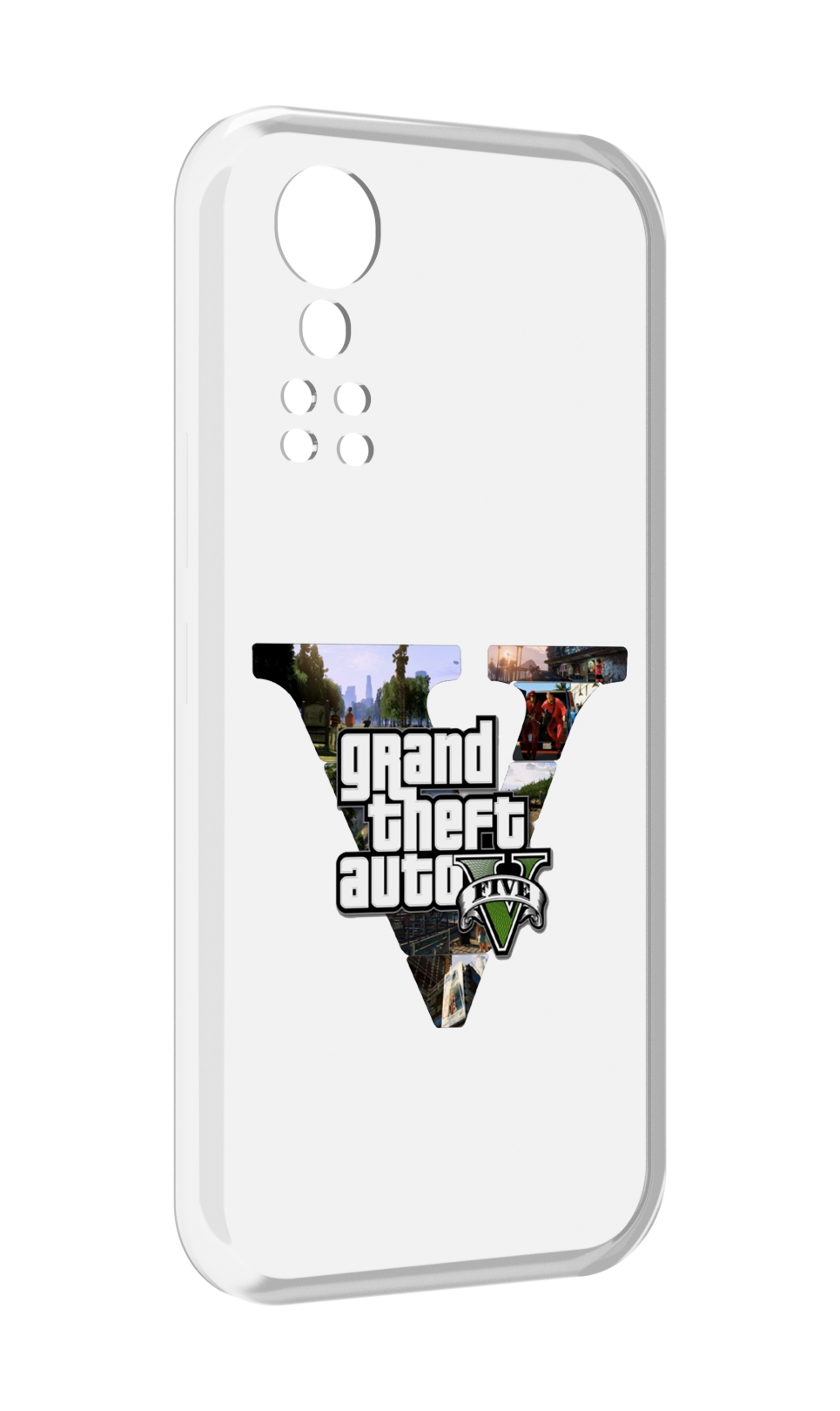 

Чехол MyPads GTA 5 логотип для ZTE Axon 30 5G / Axon 30S, Прозрачный, Tocco