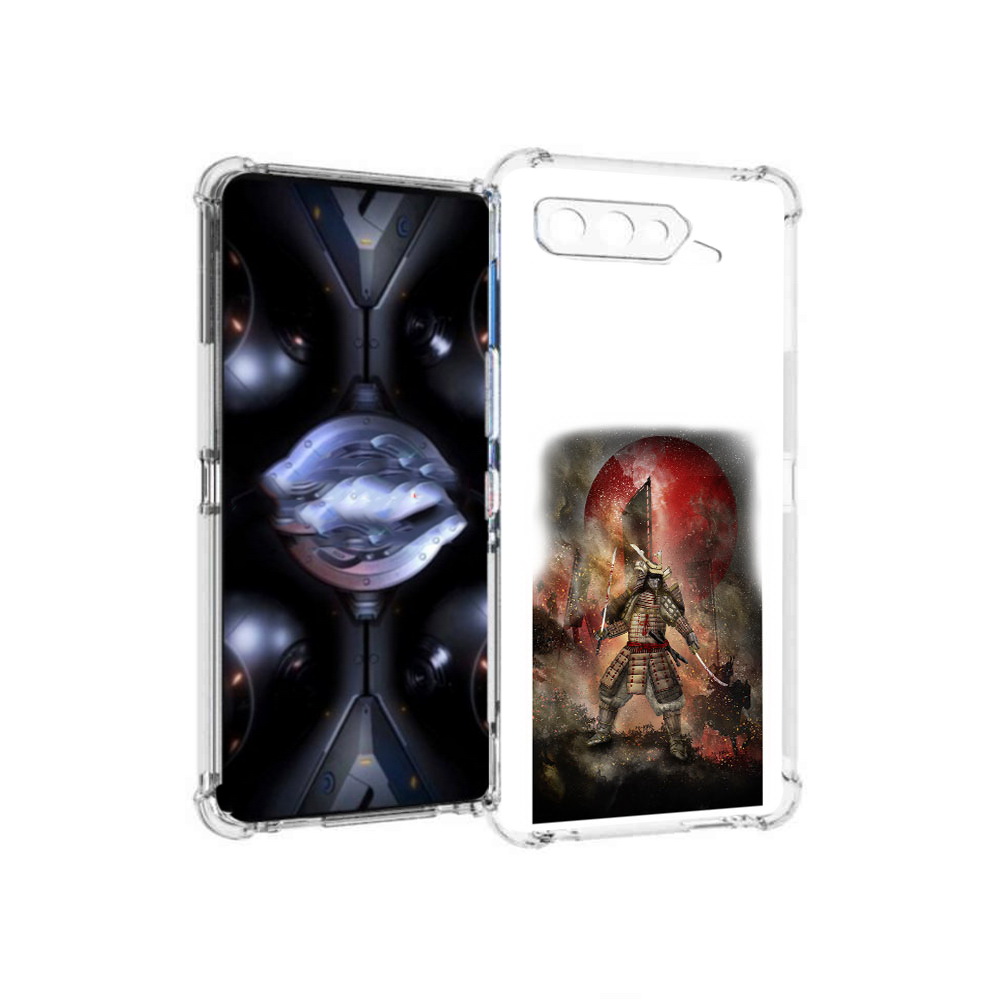 

Чехол MyPads Tocco для Asus ROG Phone 5 Pro китайскийвоин, Прозрачный, Tocco