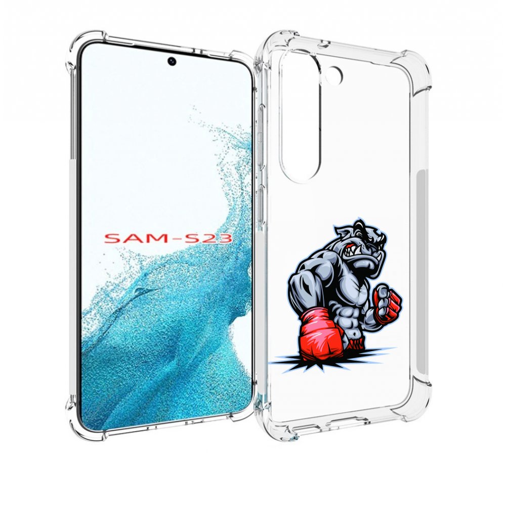 

Чехол MyPads собака-боксер для Samsung Galaxy S23, Прозрачный, Tocco