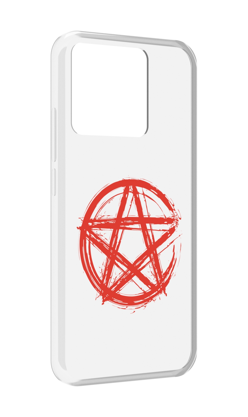 

Чехол MyPads Tocco для Xiaomi Redmi 10A пентаграмма, Прозрачный, Tocco