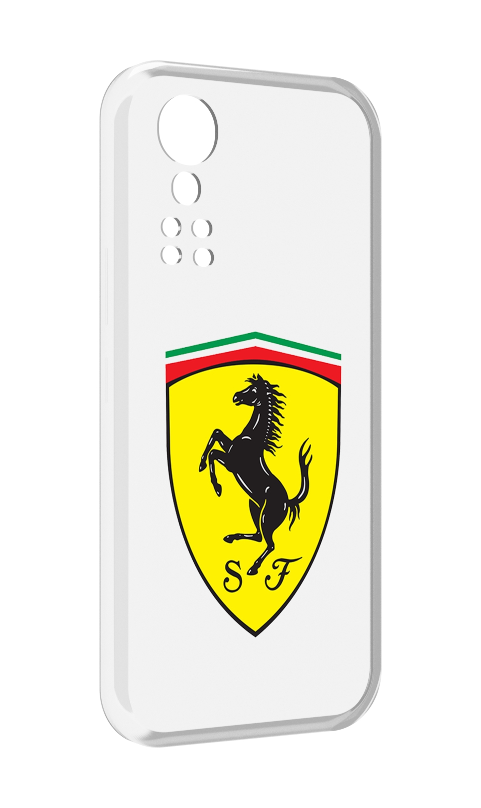 

Чехол MyPads Ferrari-3 мужской для ZTE Axon 30 5G / Axon 30S, Прозрачный, Tocco