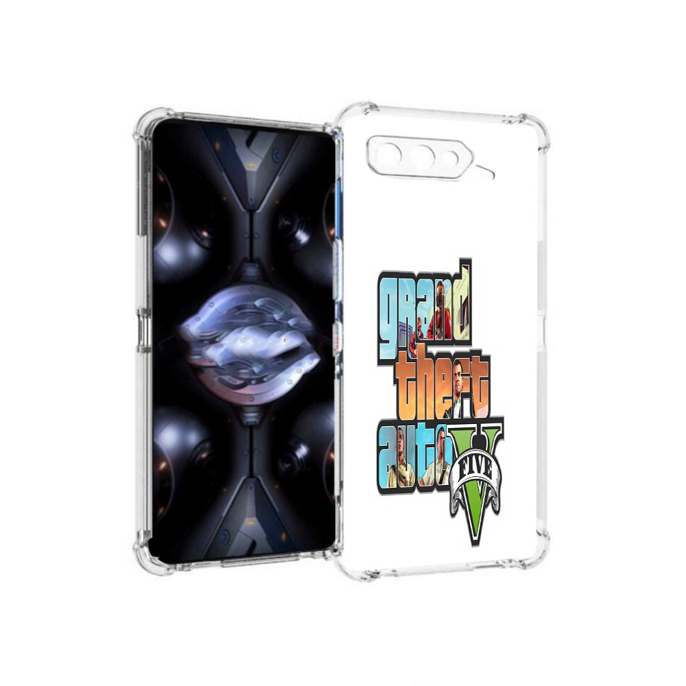 

Чехол MyPads Tocco для Asus ROG Phone 5 Pro игра гта, Прозрачный, Tocco
