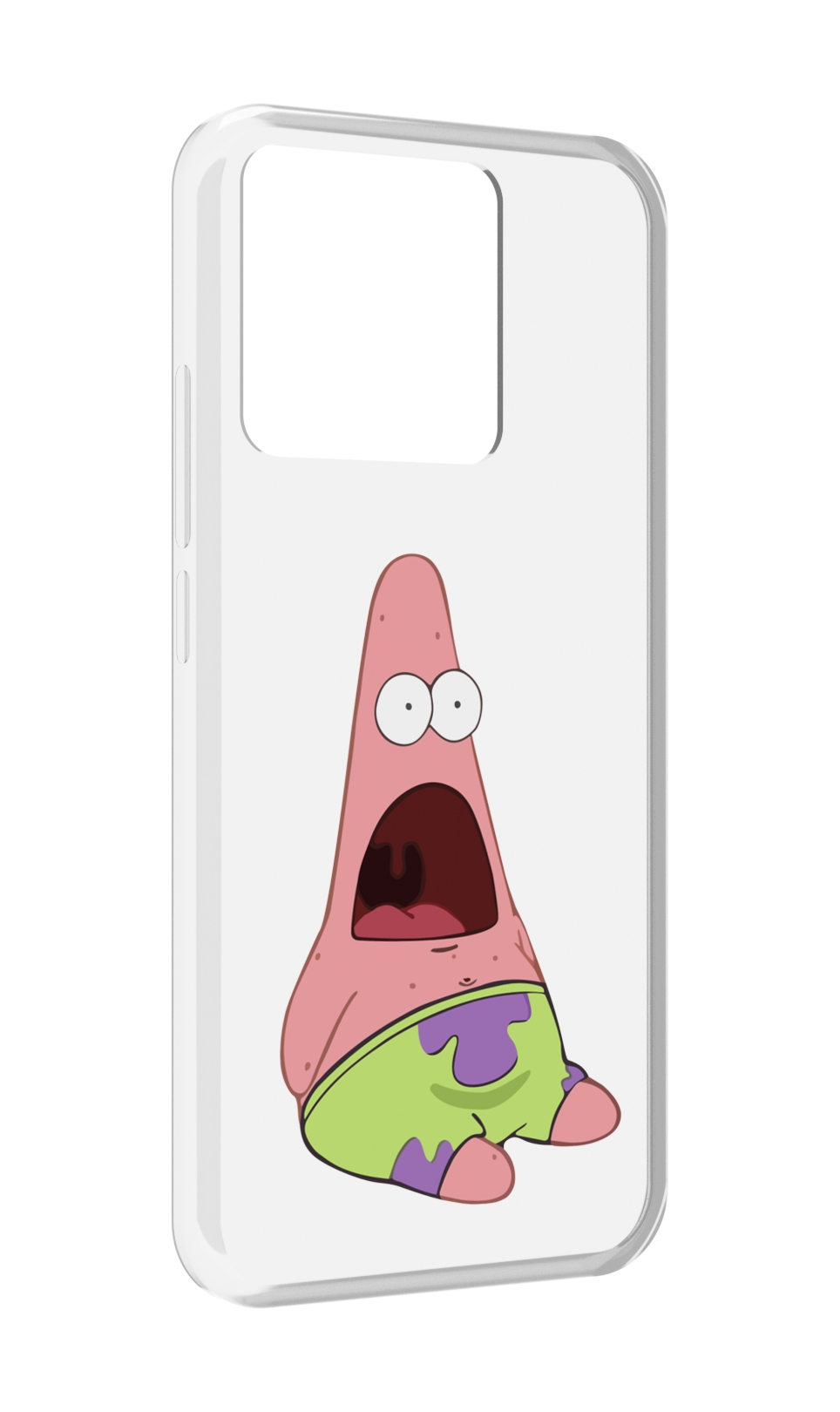 

Чехол MyPads Tocco для Xiaomi Redmi 10A патрик-в-шоке детский, Прозрачный, Tocco