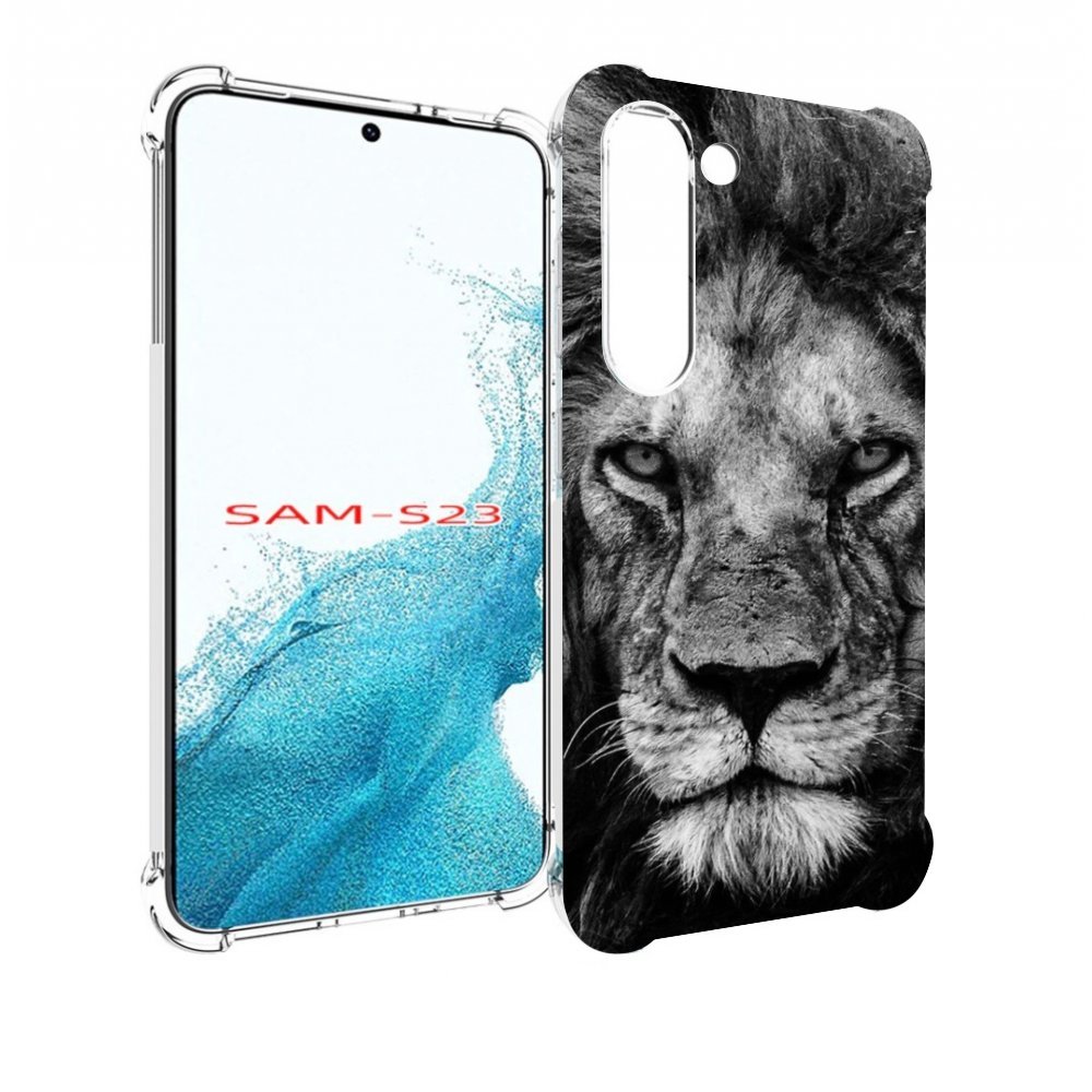 

Чехол MyPads смуглый лев мужской для Samsung Galaxy S23, Прозрачный, Tocco
