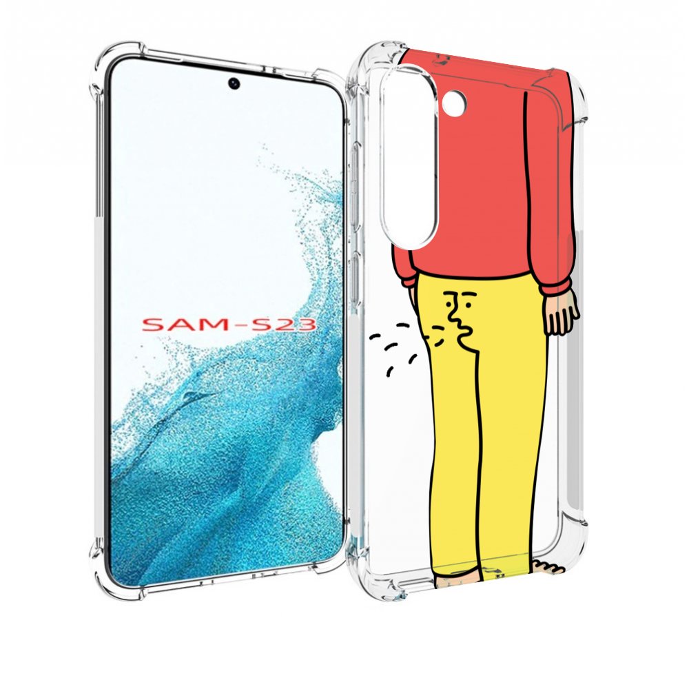 

Чехол MyPads смешной-мужчина для Samsung Galaxy S23, Прозрачный, Tocco
