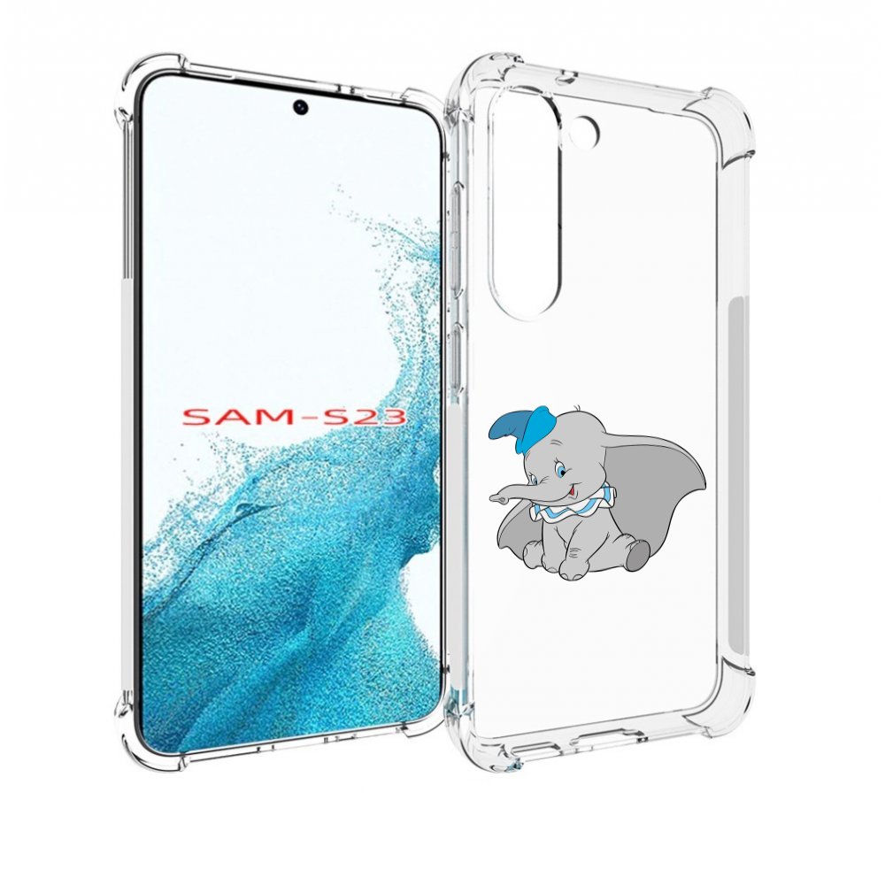 Чехол MyPads слоненок-с-большими-ушками для Samsung Galaxy S23