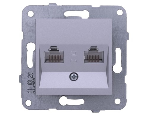 

Panasonic Karre Plus & Arkedia Slim WKTT04072SL-RU Silver без рамки