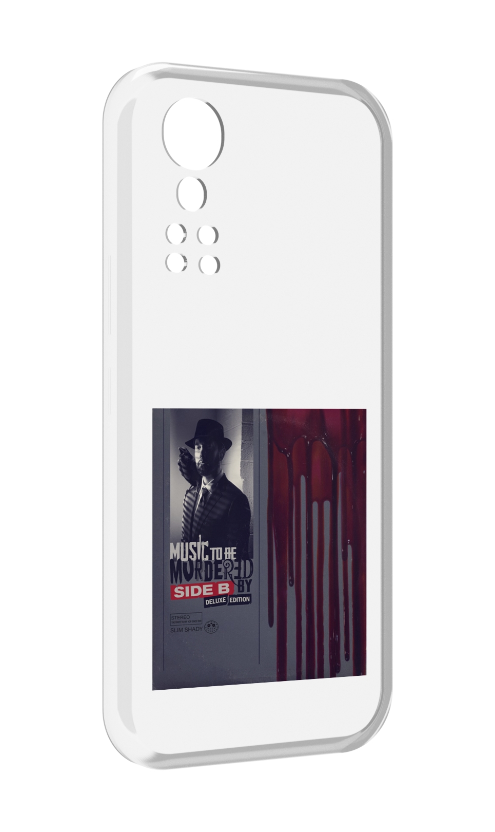 

Чехол MyPads Eminem MUSIC TO BE MURDERED BY для ZTE Axon 30 5G / Axon 30S, Прозрачный, Tocco