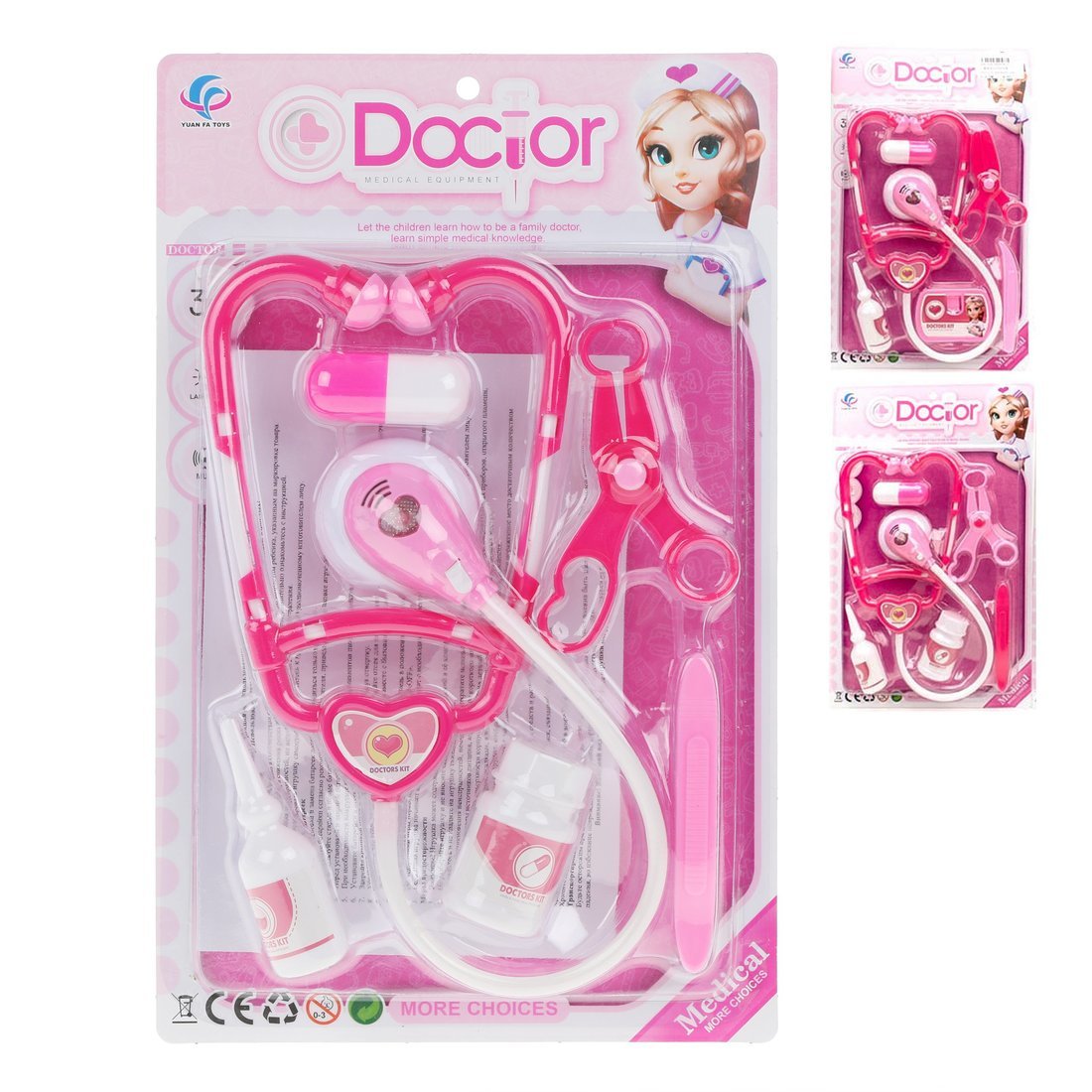 

Набор Наша Игрушка свет, звук, 6 предметов, блистер YF601A-2, свет, звук, 6 предметов, блистер