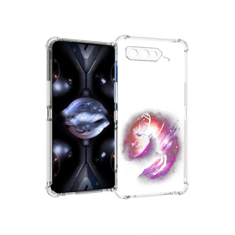

Чехол MyPads Tocco для Asus ROG Phone 5 Pro звездный олень, Прозрачный, Tocco