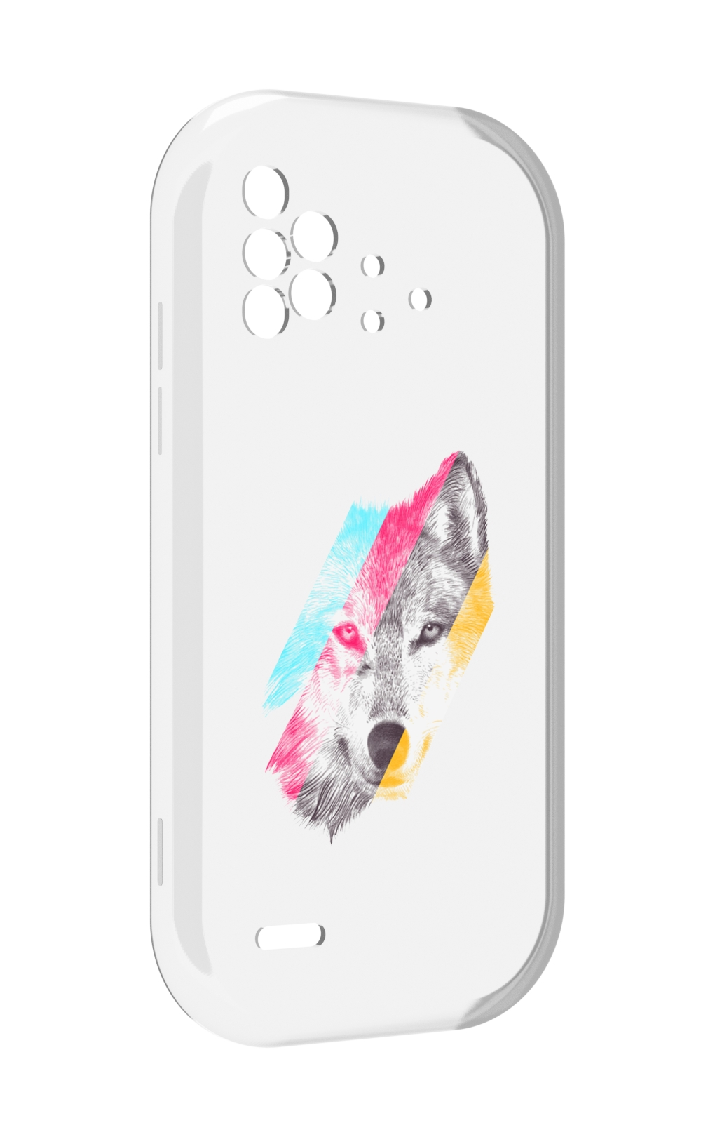 

Чехол MyPads волк градиент для UMIDIGI Bison X10 / X10 Pro, Прозрачный, Tocco