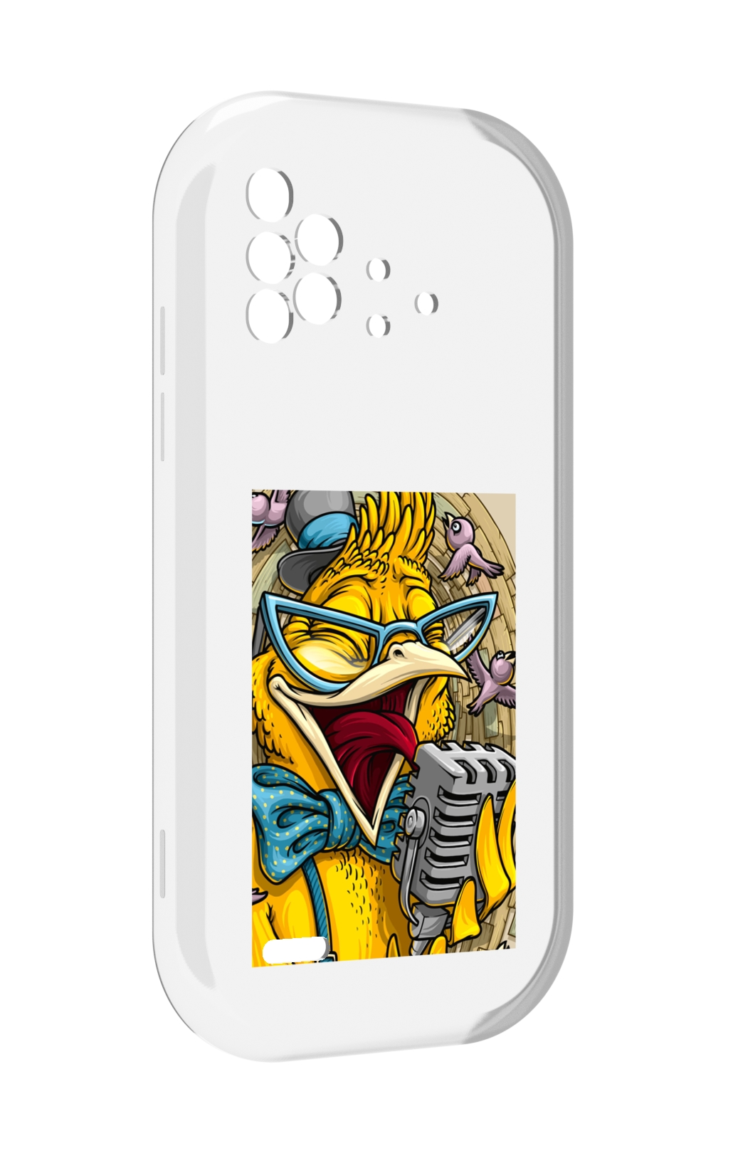

Чехол MyPads поющая птичка для UMIDIGI Bison X10 / X10 Pro, Прозрачный, Tocco