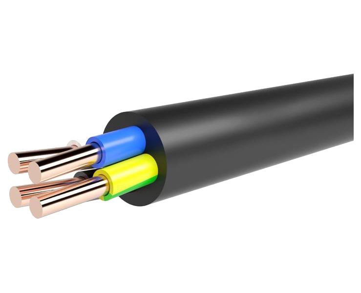 фото Кабель силовой с пвх изоляцией ввгнг(а) -ls 4х1,5 ок(n)-0,66 конкорд