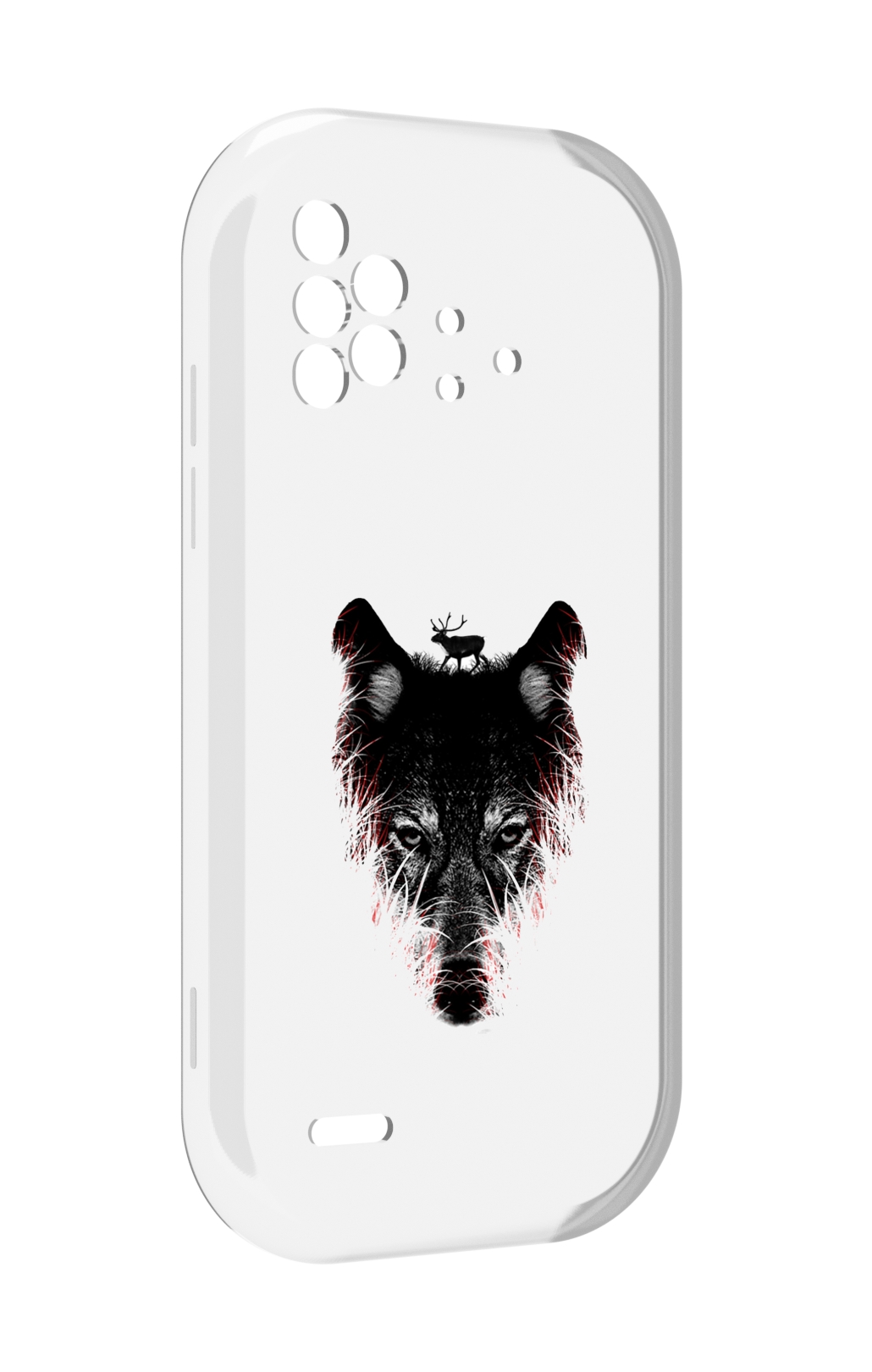 

Чехол MyPads волк в траве для UMIDIGI Bison X10 / X10 Pro, Прозрачный, Tocco