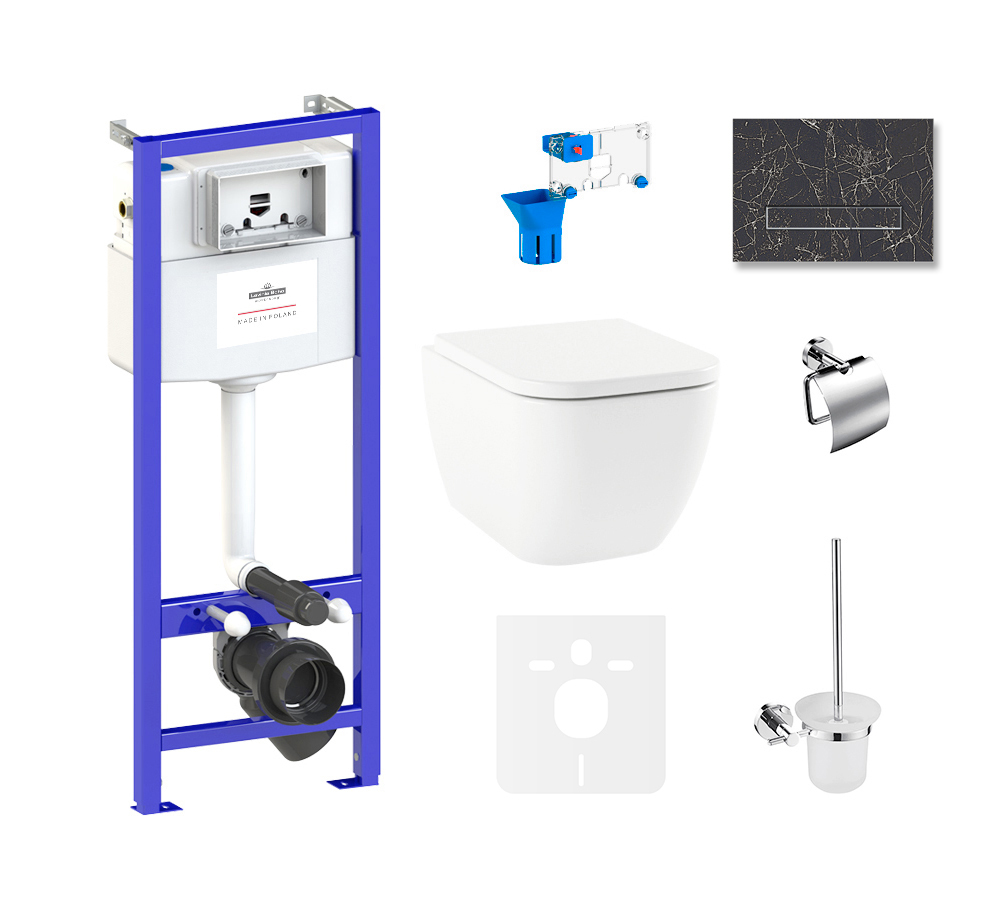 

Комплект 9 в 1 Lavinia Boho One Rimless 75110337, премиум с каменной клавишей