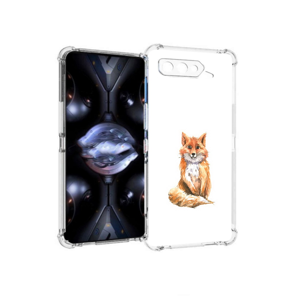 

Чехол MyPads Tocco для Asus ROG Phone 5 Pro детская лиса, Прозрачный, Tocco