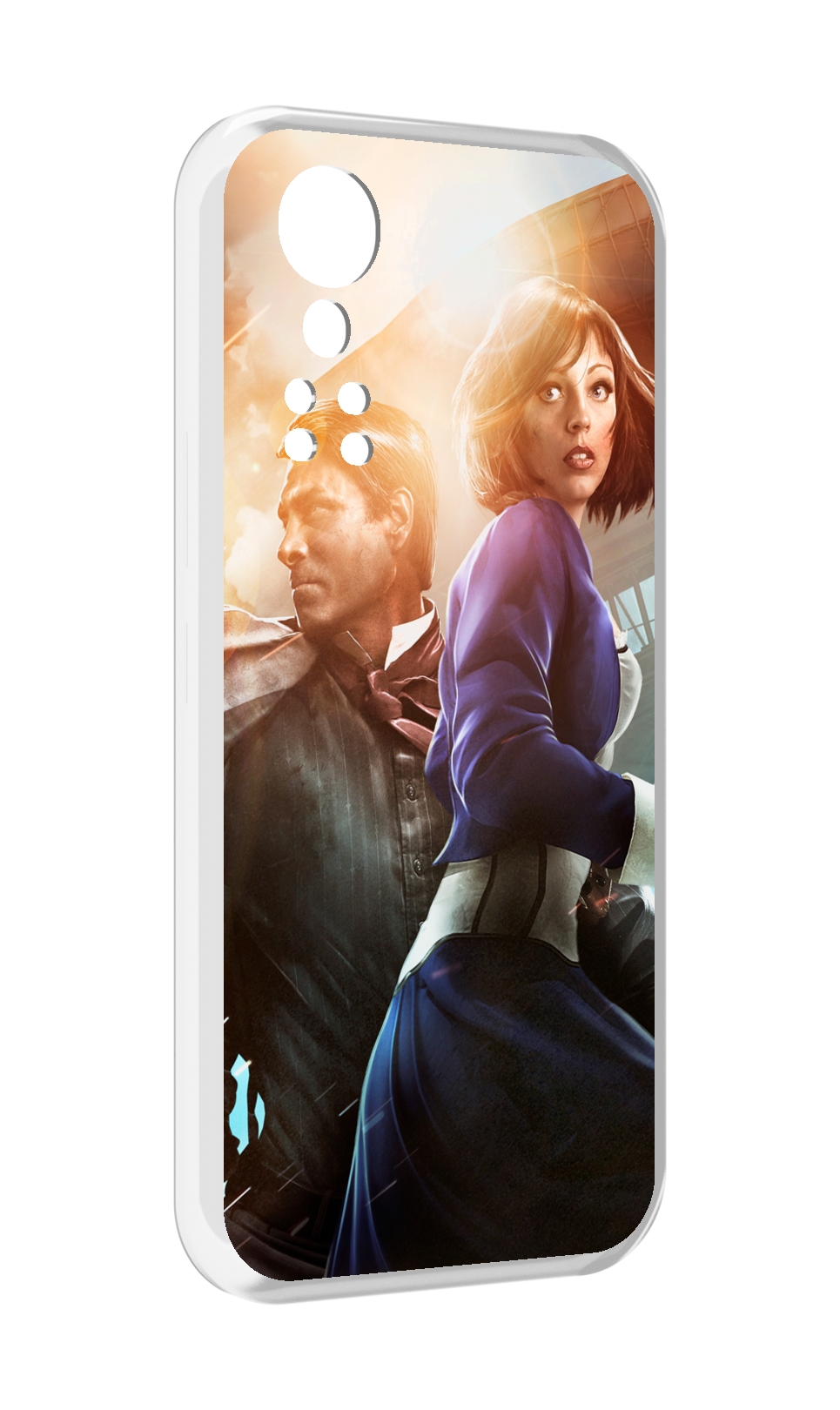 

Чехол MyPads Bioshock Infinite для ZTE Axon 30 5G / Axon 30S, Прозрачный, Tocco