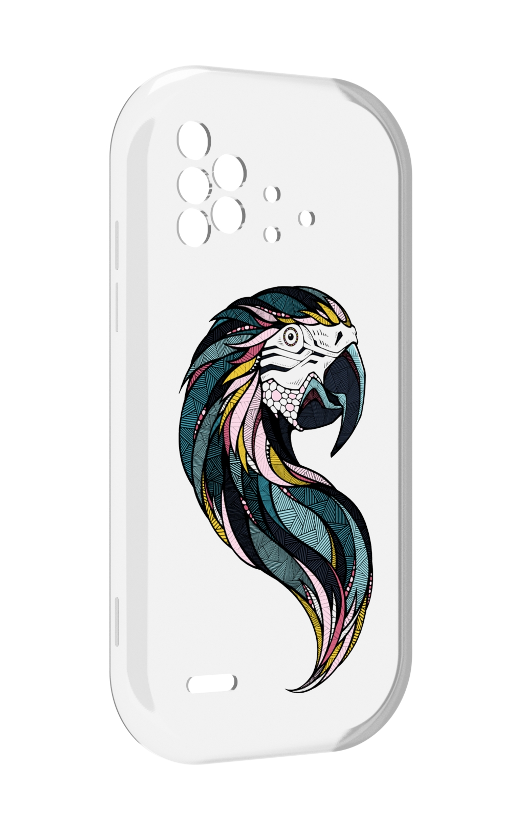 

Чехол MyPads полупопугай для UMIDIGI Bison X10 / X10 Pro, Прозрачный, Tocco