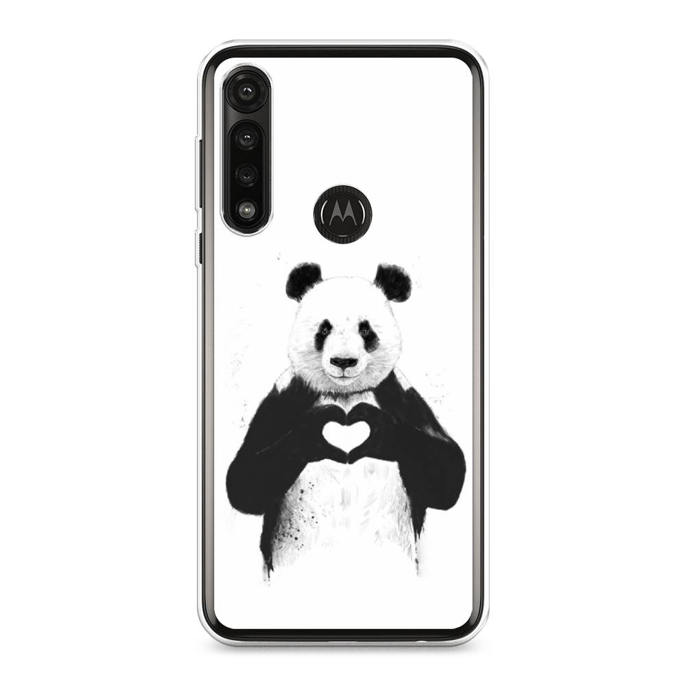 

Чехол Awog на Motorola Moto G Power 2020 "Панда love", Разноцветный, 242650-10