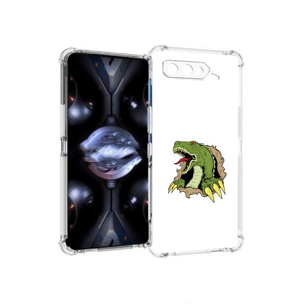 

Чехол MyPads Tocco для Asus ROG Phone 5 Pro годзила, Прозрачный, Tocco
