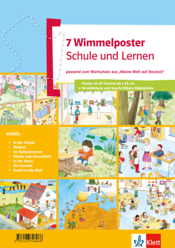 фото Книга meine welt auf deutsch - 7 wimmelposter schule und lernen klett